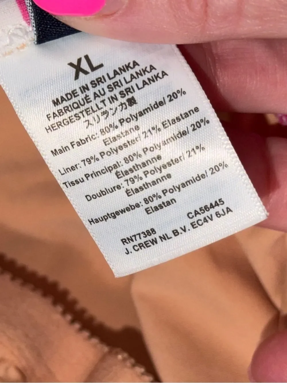 J. Crew size xl